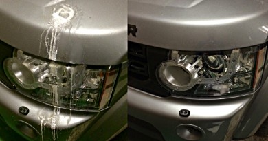 Removing calcium deposits from your car