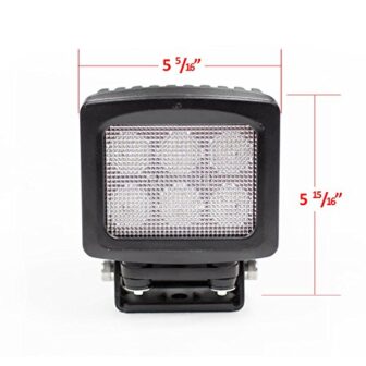 ATP 5 Inch Square 60W CREE LED Work Light for Off Road Trucks Boat Farm with Wiring Harness and Mount - Image 3