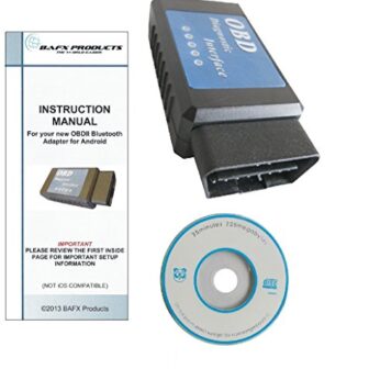 BAFX Products 34t5 Bluetooth OBDII Scan Tool for Android Devices - Image 3
