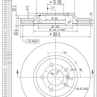 Magneti Marelli by Mopar 1AMVR10116 Disc Brake Rotor - Image 3