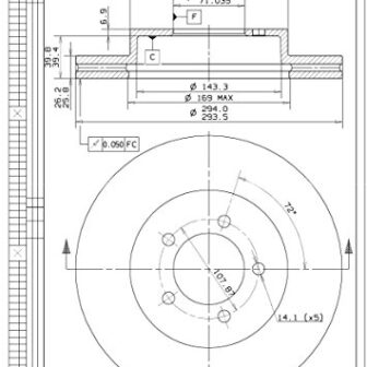 Magneti Marelli by Mopar 1AMVR10136 Disc Brake Rotor - Image 3