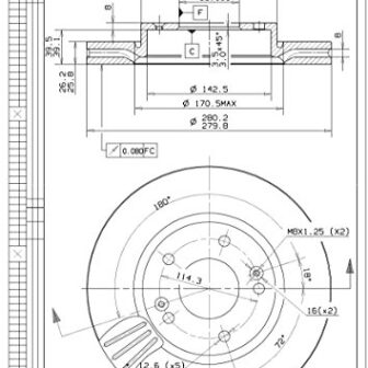 Magneti Marelli by Mopar 1AMVR10183 Disc Brake Rotor - Image 3