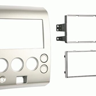 Metra Double DIN Installation Dash Kit for 2004-2007 Nissan Titan and 2004-2005 Nissan Armada -Silver