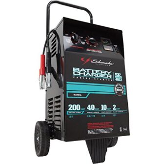 Schumacher 200/100/40/10/2 Amp Wheeled Battery Charger